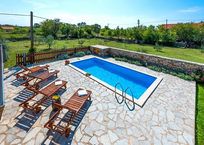 Ana With Pool National Park Krka 別荘